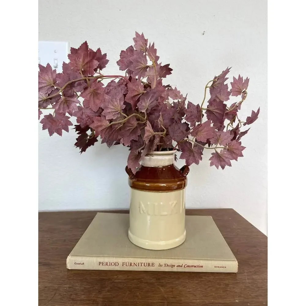 Vintage Style Ceramic Milk Jug Crock